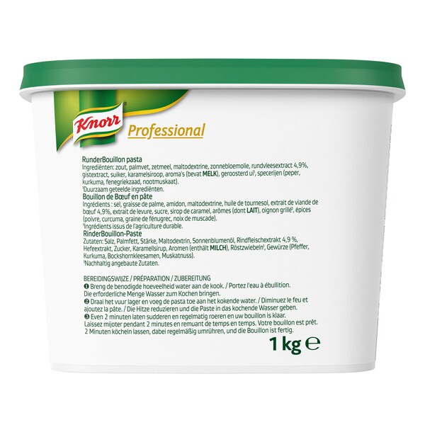 Knorr Professional Vleesbouillon Pasta 1 kg - 