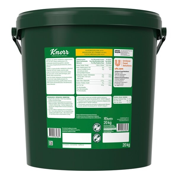 Knorr Professional Vleesbouillon Pasta 20 kg - 