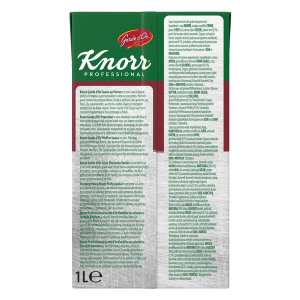 Knorr Professional Garde d'Or Pepersaus Vloeibaar 1 L - 