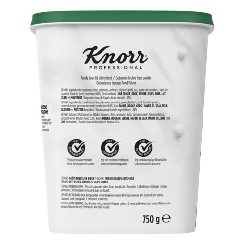 Knorr Professional Gebonden Bruine Fond Poeder 750 g - 