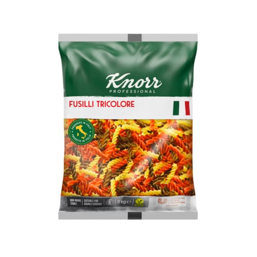 Knorr Professional Fusilli tricolore Deegwaren 3 kg - 