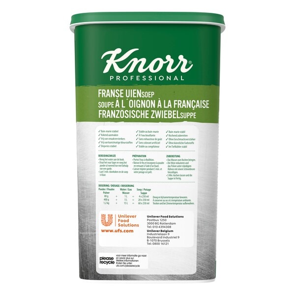 Knorr Professional Franse Uiensoep Poeder 1.2 kg​ - 