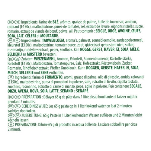 Knorr Professional Fonds de Cuisine Bruine Fond Pasta 1 kg - "Voor mijn stoofvlees kies ik de N°1 van de fonds in professionele keukens.” Serge Lambilliotte, La brasserie RN, Louvain-la-Neuve