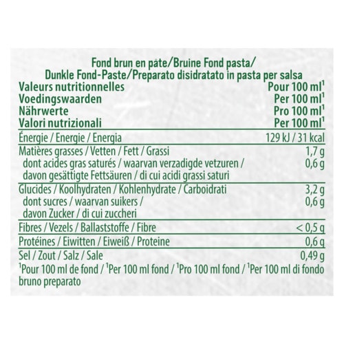 Knorr Professional Fonds de Cuisine Bruine Fond Pasta 1 kg - "Voor mijn stoofvlees kies ik de N°1 van de fonds in professionele keukens.” Serge Lambilliotte, La brasserie RN, Louvain-la-Neuve