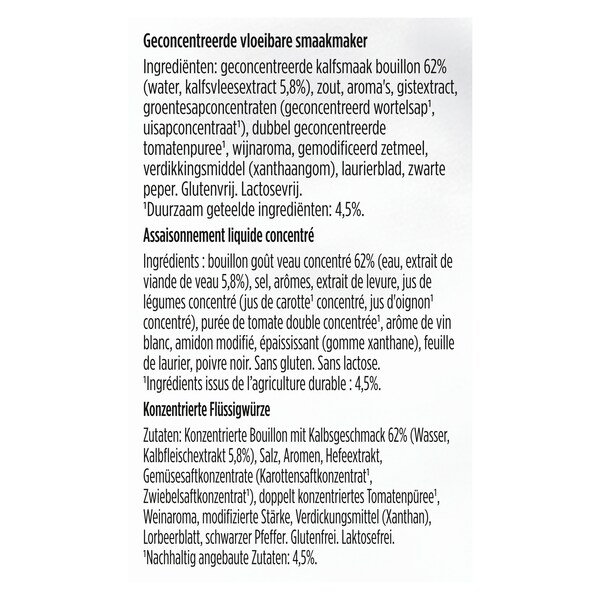 Knorr Professonal Liquid Concentrate Kalf 1L - 