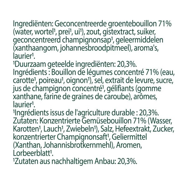 Knorr Professional Groentebouillon Gelei 800 g - 