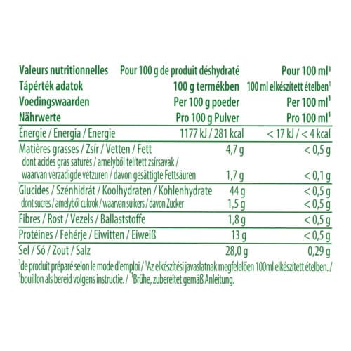 Knorr Professional Kippenbouillon natriumarm 900gr - 