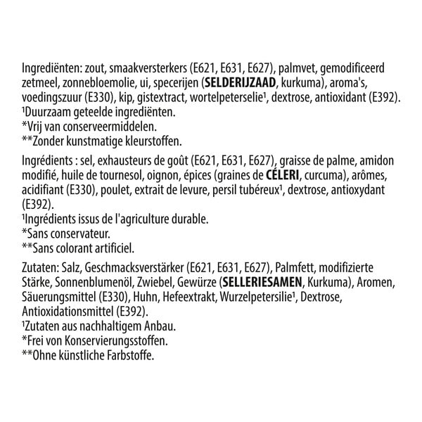 Basicline Heldere basis voor soep Pasta 20 kg - 