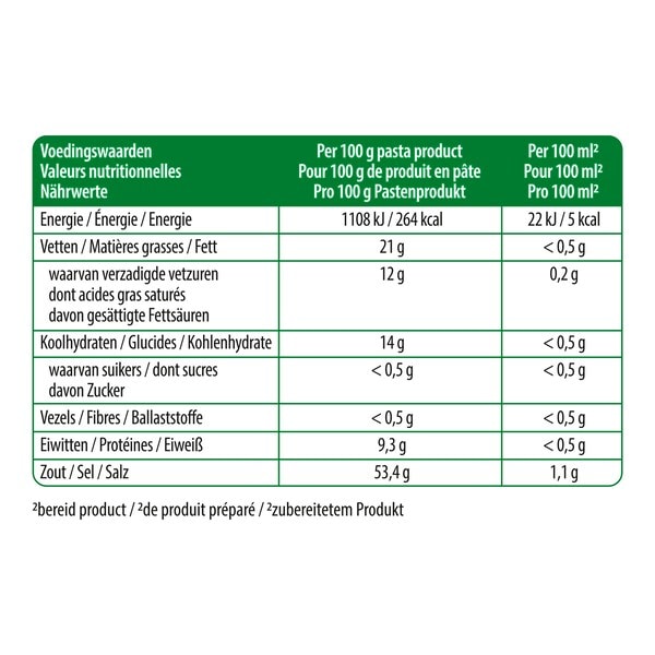 Basicline Heldere basis voor soep Pasta 20 kg - 