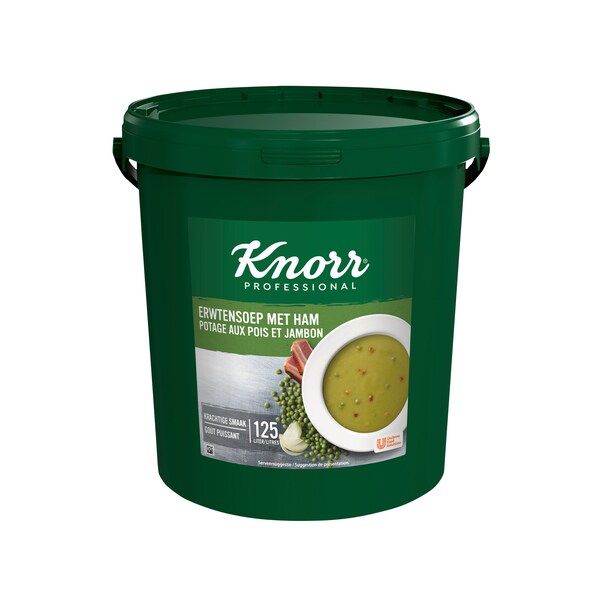 Knorr Professional Erwtensoep met ham Poeder 10 kg - 