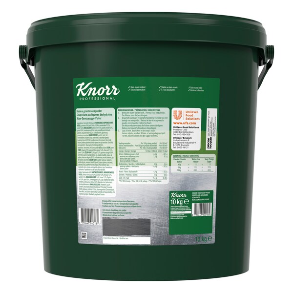 Knorr Professional Heldere Groentesoep Poeder 10 kg​ - 
