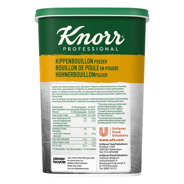 Knorr Professional Bouillon de Poule en Poudre 1 kg - 