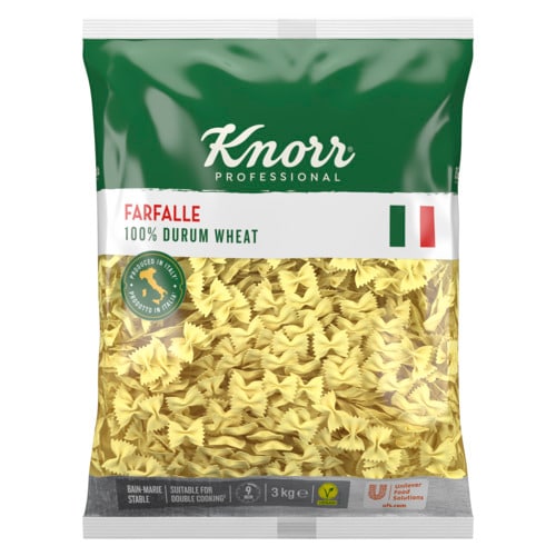 Knorr Professional Farfalle stables à la cuisson Pâtes 3 kg - 