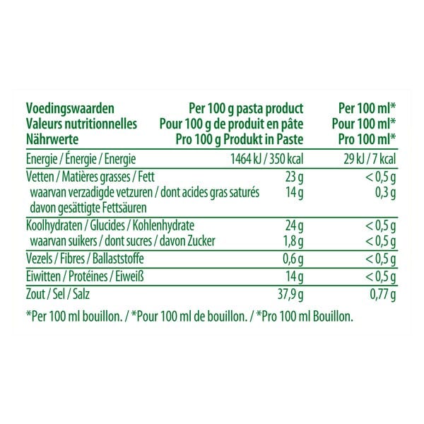 Knorr Professional Bouillon de Légumes en Pâte 1.5 kg - 