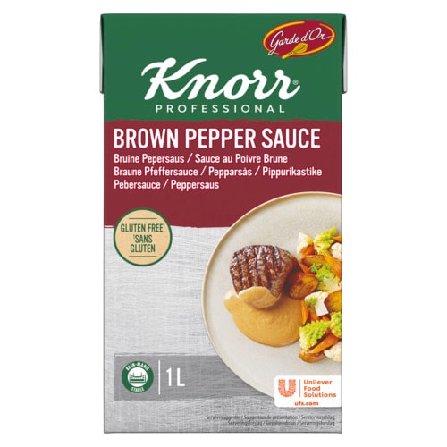 Knorr Professional Garde d'or Sauce au Poivre Brune 1L - 