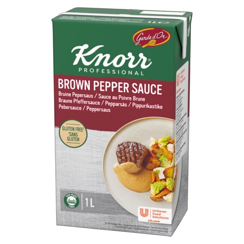 Knorr Professional Garde d'or Sauce au Poivre Brune 1L - 