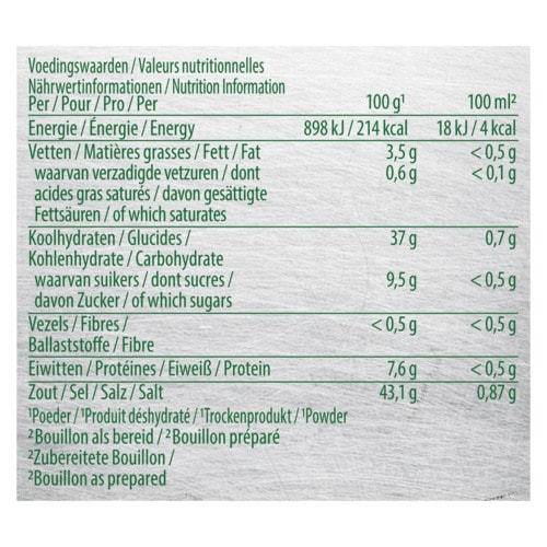 Knorr Professional Bouillon de Champignons des bois en Poudre 1.1 kg - 