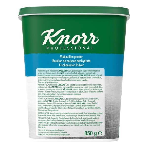Knorr Professional Bouillon de Poisson en Poudre 850 g - 