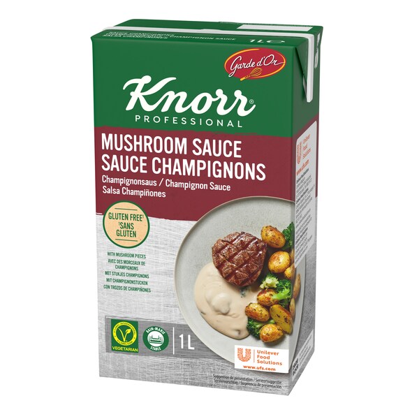 Knorr Professional Garde d'Or Sauce Champignon (avec garniture) Liquide 1 L - 