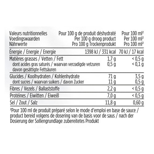 Knorr Professional Fonds Brun Lié en Poudre 750 g - 