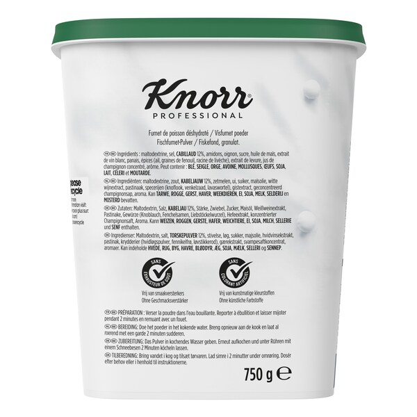 Knorr Professional Fumet de poisson en Poudre 750g - 