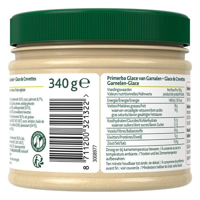 Knorr Primerba Glace de crevettes 340 g - 