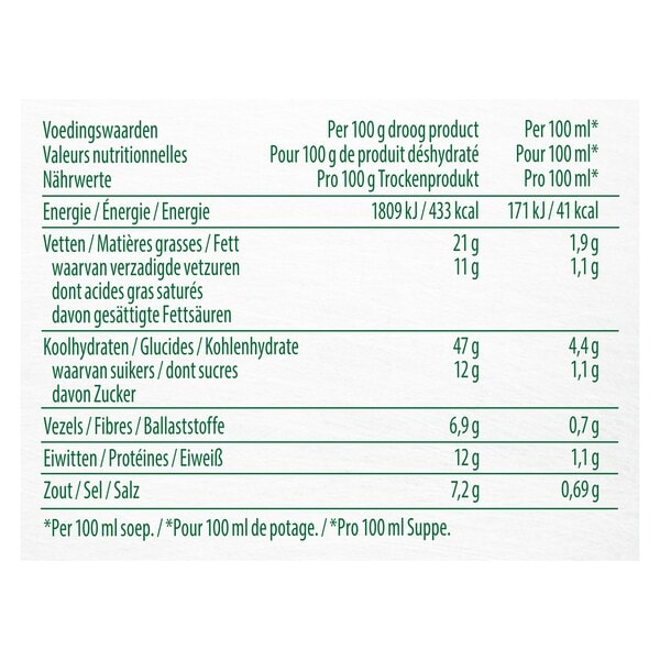 Knorr Professional Soupe de Choux Fleurs et Brocolis en Poudre 0.85 kg​ - 