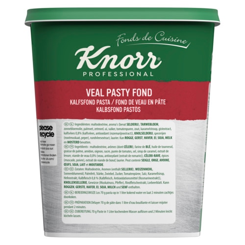 Knorr Professional Fonds de Cuisine Fond de Veau en Pâte 1 kg - 