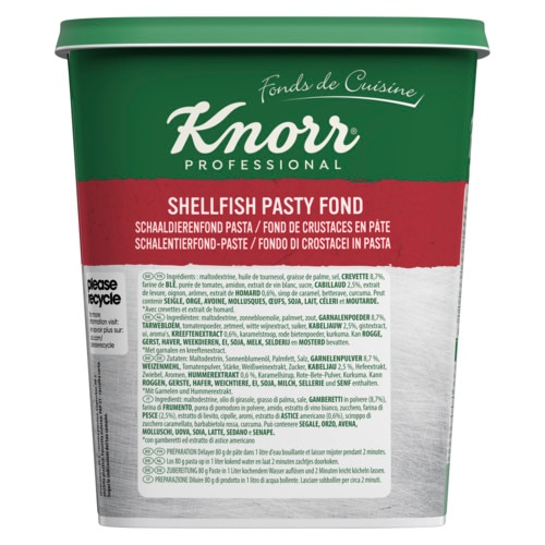 Knorr Professional Fonds de Cuisine Fond de Crustacés en Pâte 1 kg - 