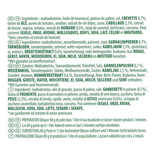 Knorr Professional Fonds de Cuisine Fond de Crustacés en Pâte 1 kg - 