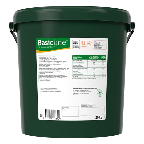 Basicline Base Foncée pour Potages en Pâte 20 kg - 