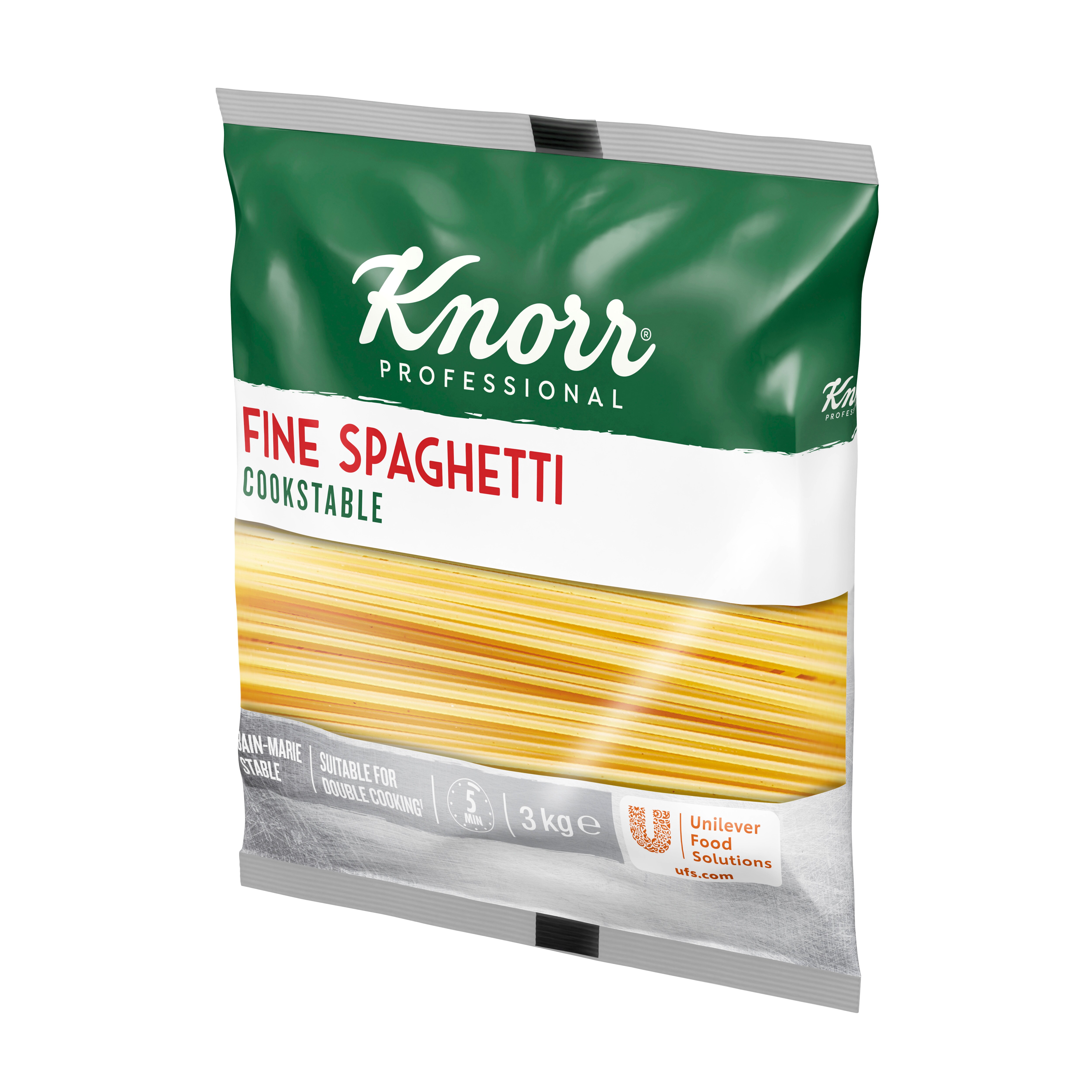 Knorr Professional Spaghetti fins Stables à la cuisson Pâtes 3 kg - 