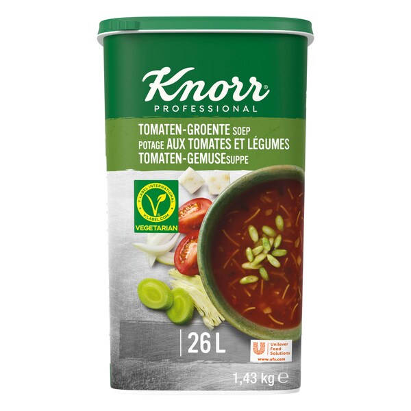 Knorr Professional Potage aux Tomates et Légumes en Poudre 1.43 kg​ - 