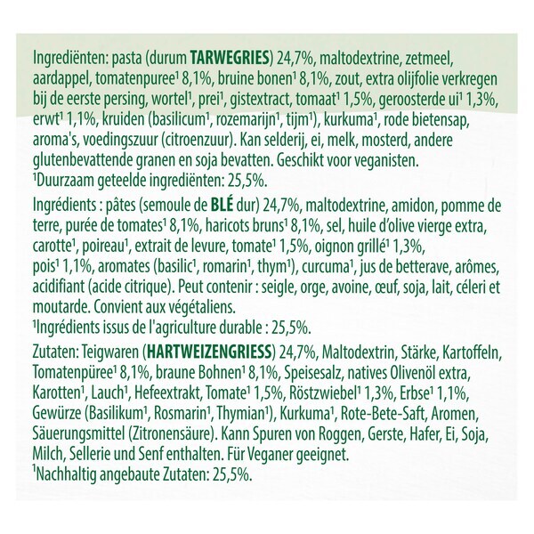 Knorr Professional Minestrone à l’Italienne en Poudre 1.045 kg​ - 
