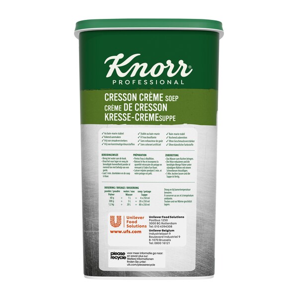 Knorr Professional Crème de Cresson en Poudre 1.2 kg​ - 