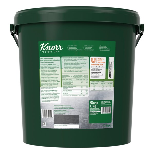 Knorr Professional Soupe de Tomates et Potiron en Poudre  10 kg​ - 