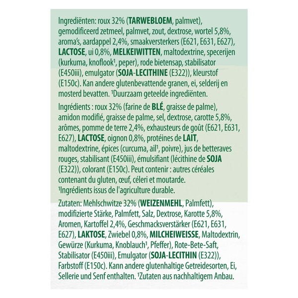 Knorr Professional Potage aux Carottes en Poudre 10 kg​ - 