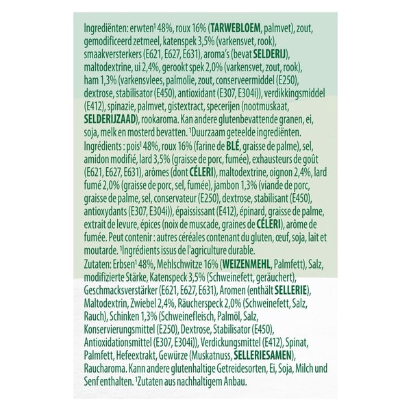 Knorr Professional Potage aux Pois et jambon 10 kg - 