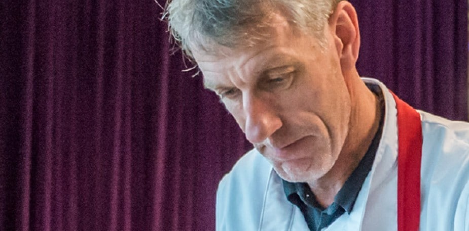 Un chef institutionnel passionné