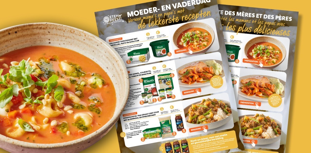 Découvrez notre menu pour célébrer toutes les mamans