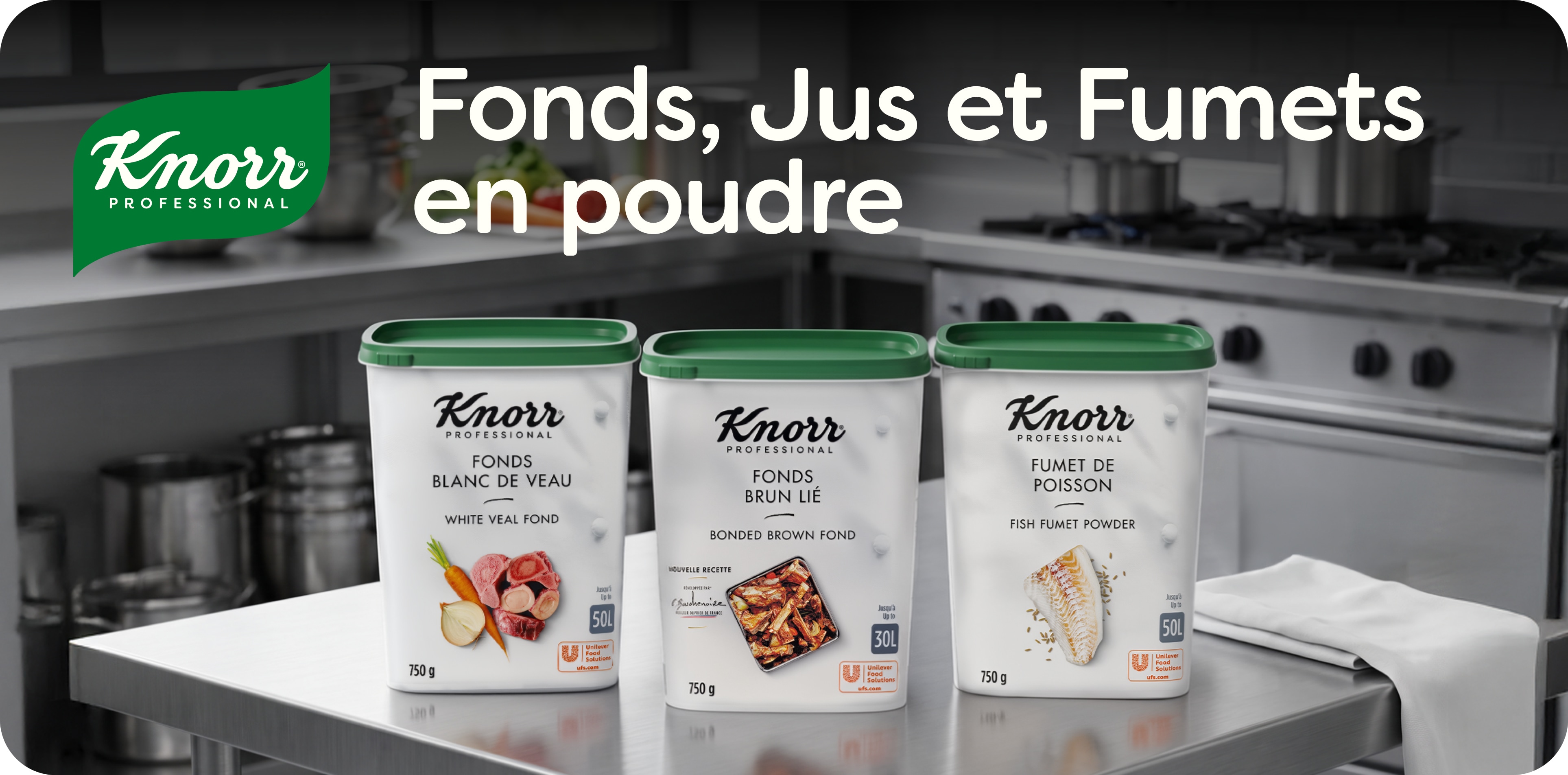 Knorr Professional - Fonds, Jus et Fumets en Poudre