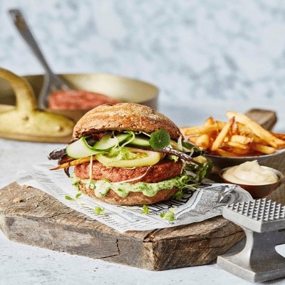 Découvrez notre nouvelle option végétalienne : le Raw NoBeef Burger