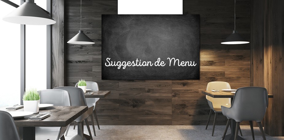 Plus de légumes sur la carte des suggestions