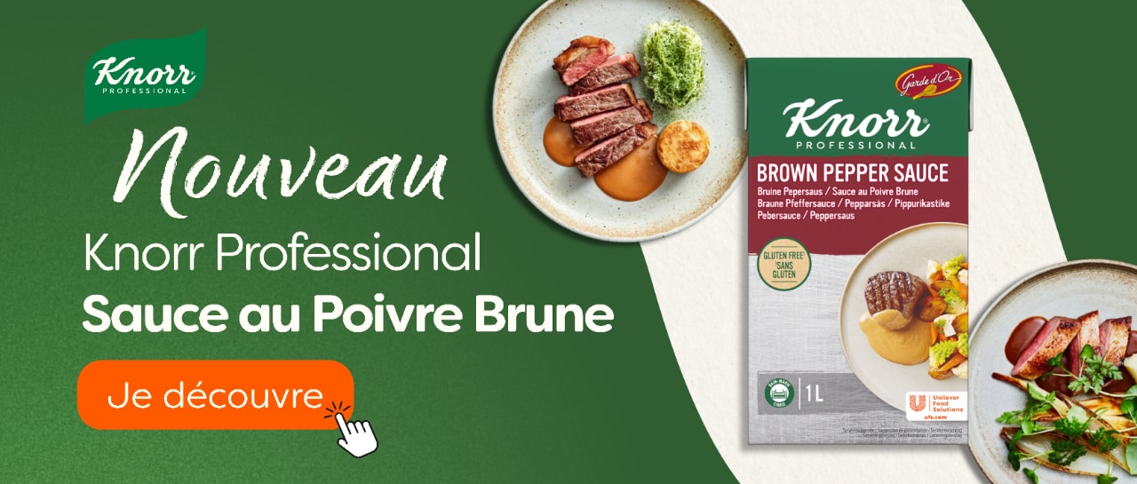 Knorr Professional - Sauce au poivre brune