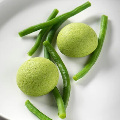 Fingerfood met groene boontjes