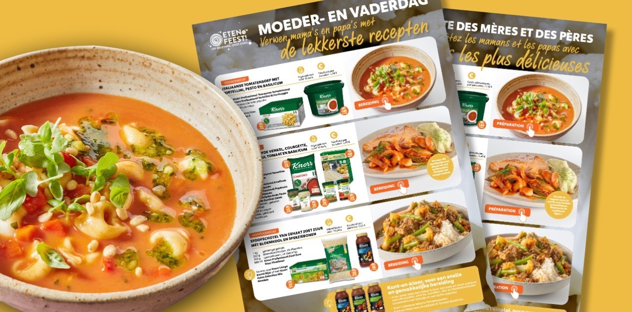 Ontdek ons menu voor mama's