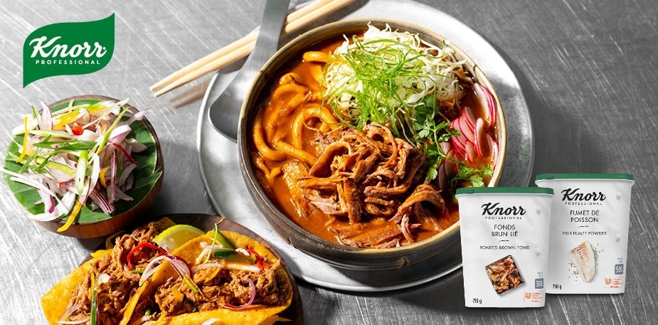 Nieuwe verpakking: Knorr Professional fonds en jus in poeder
