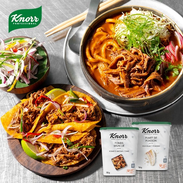 Wat Knorr Professional Fonds & Jus jou bieden: