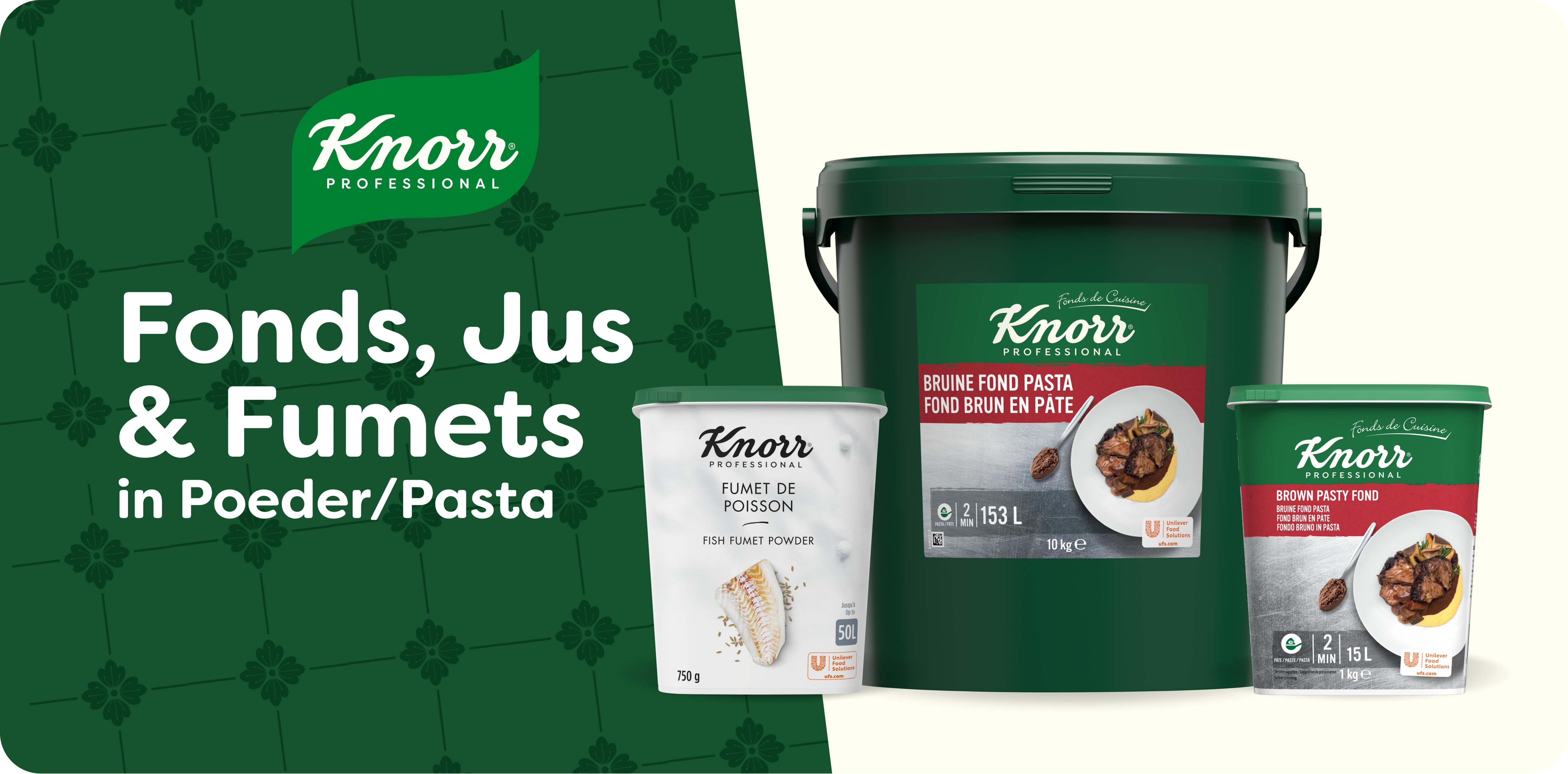 Knorr Professional - Fonds, Jus & Fumets Poeder Paste