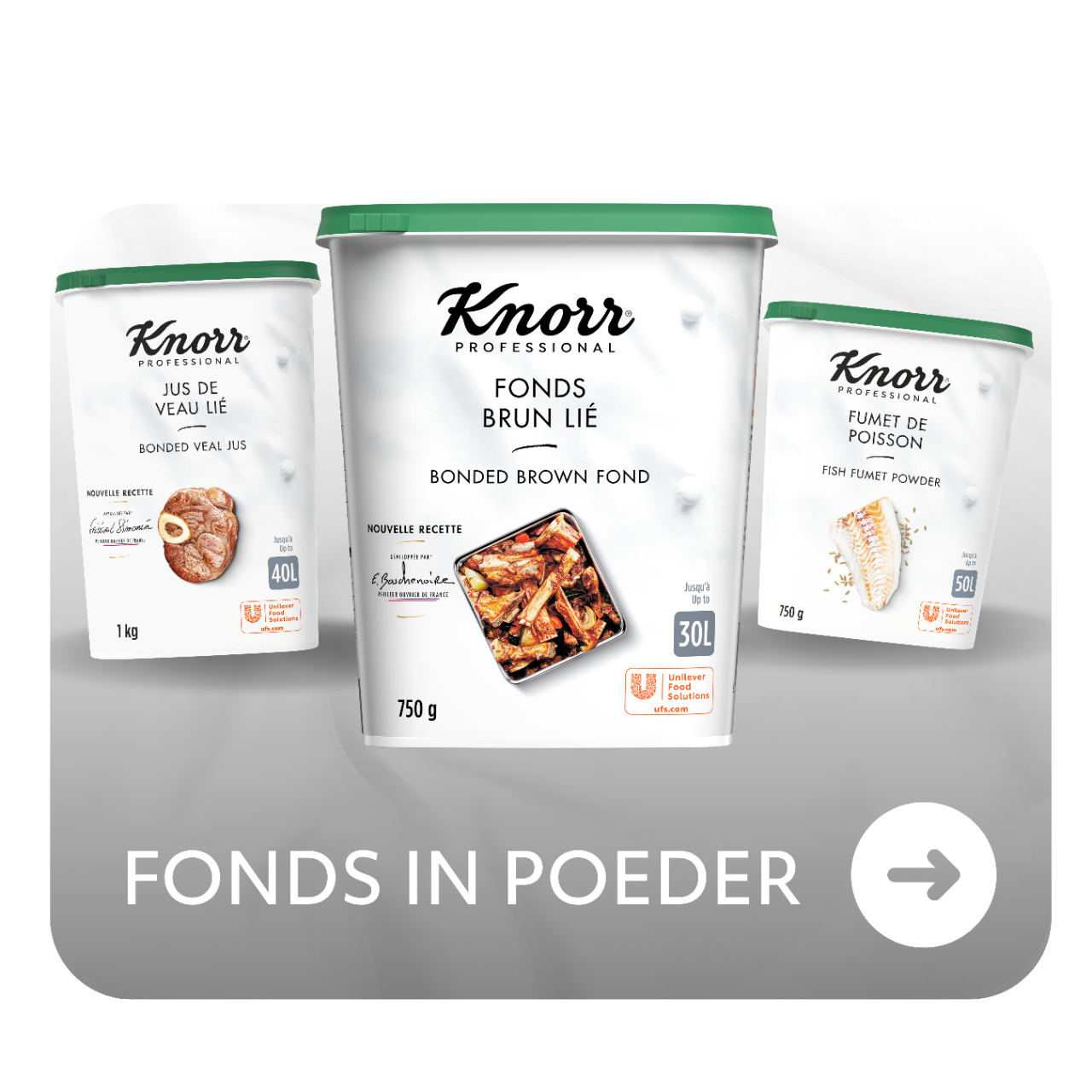 Knorr Professional Fonds, Jus & Fumets in Poeder